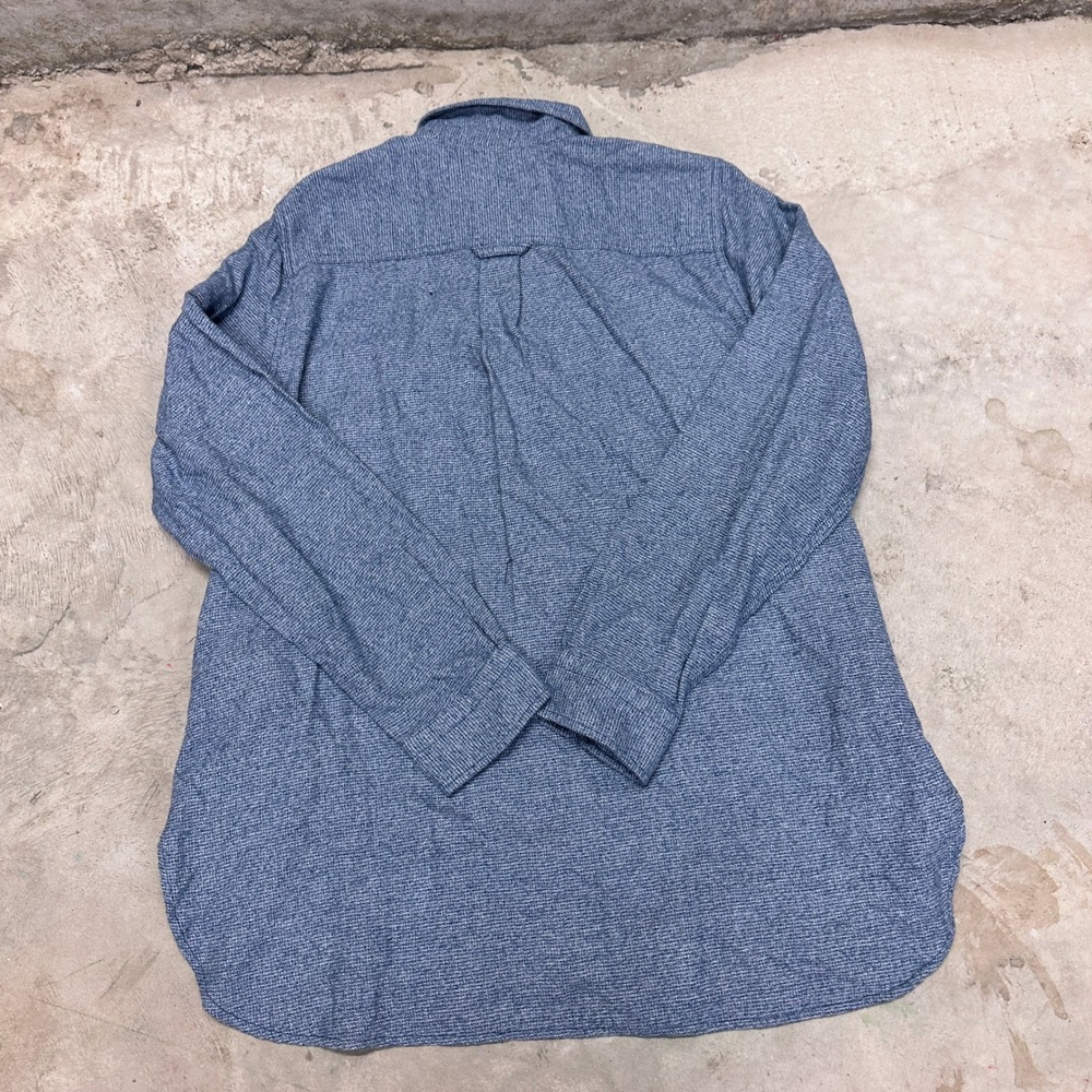 Duluth Trading Co. Mens XL Blue Button Down Long Sleeve Shirt - Picture 7 of 8